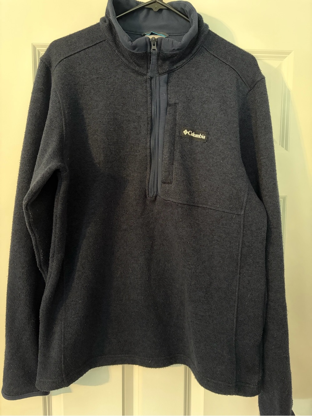 Columbia Men's Dark Navy Half-Zip Fleece Pullover